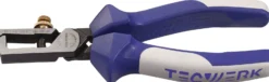 Abisolierzange L.160mm pol.Mehrkomp.-Hülle m.Öffnungsf.TECWERK