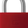 ABUS Zylindervorhangschloss T65AL/40 rot Lock-Tag Schlossk.-B.43mm Alu.versch.-schl. - 80283 6