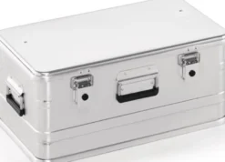Aluminiumbox mit Klapphebelverschlüssen mit Bohrungen L 582 x B 385 x H 262 mm 47 l - C47