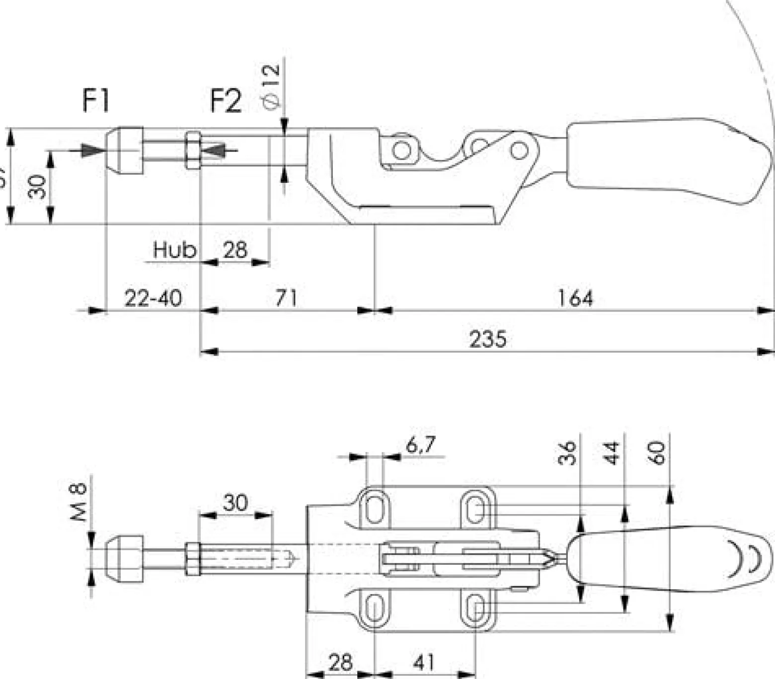 AMF Schubstangenspanner Nr. 6845 Größe 3 - 94243