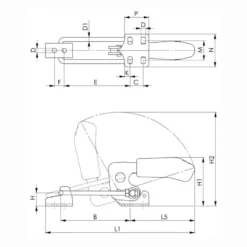 AMF Verschlussspanner Nr. 6848H Größe 2 - 94698