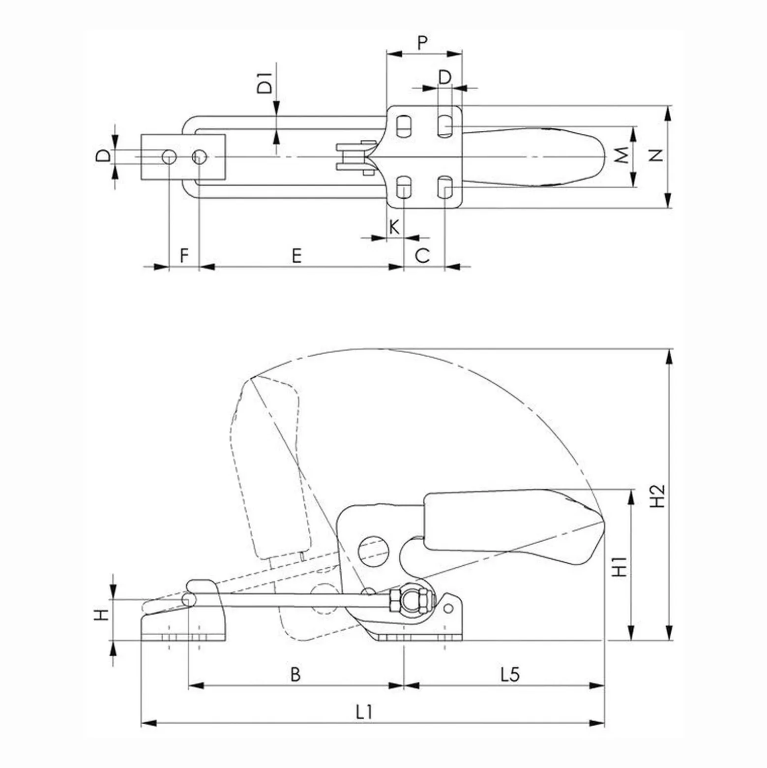 AMF Verschlussspanner Nr. 6848H Größe 2 - 94698