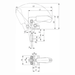 AMF Verschlussspanner Nr. 6848V Größe 2 - 94755