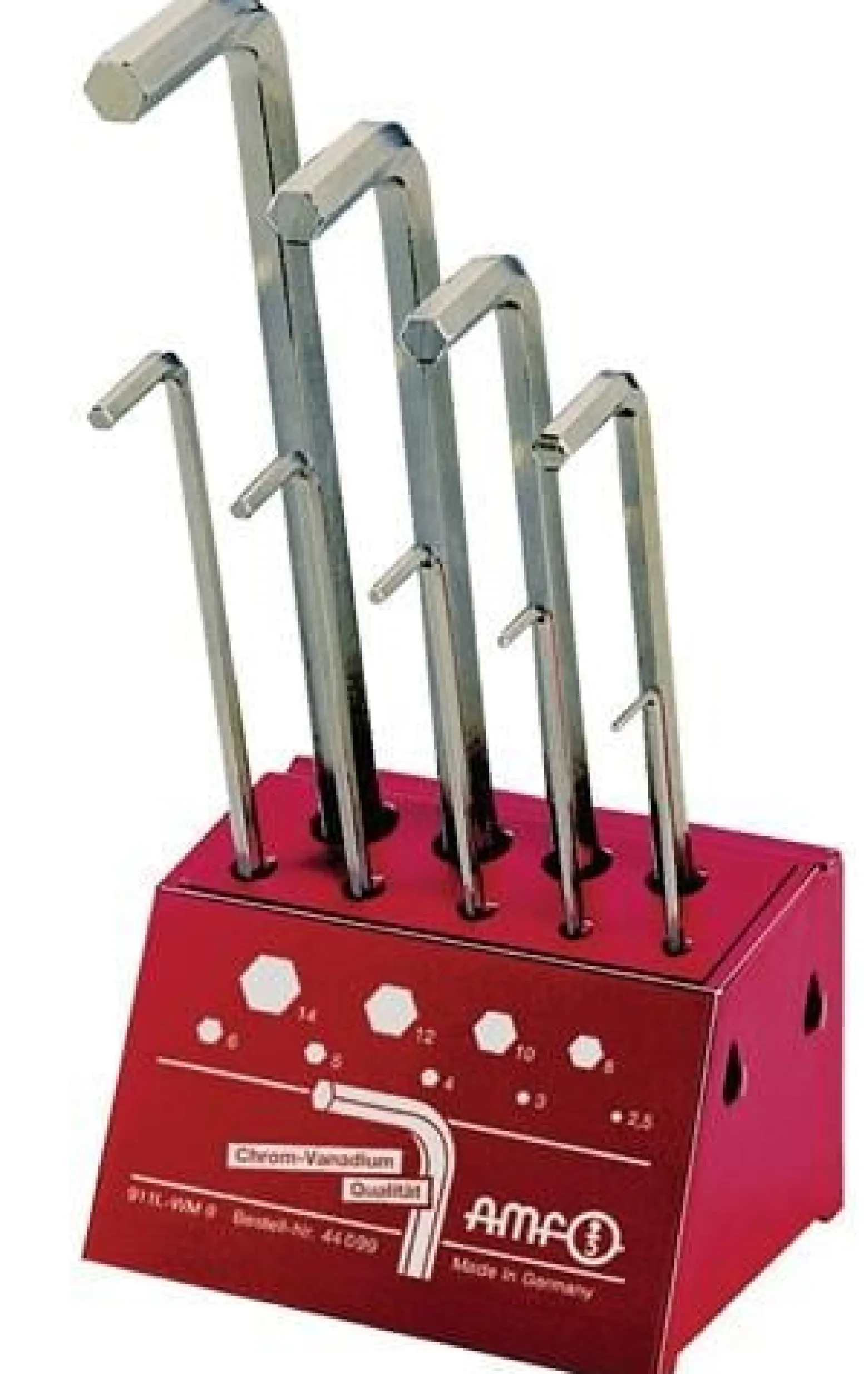 AMF Winkelschraubendrehersatz 911L-WM9 9tlg. in Werkstattständer - 44099