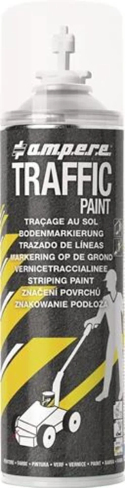 AMPERE Bodenmarkierspray TRAFFIC PAINT 500 ml weiß - 630101001