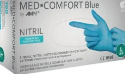 AMPri 100x Einweghandschuhe Med Comfort Blue Gr. M blau - 01192-M