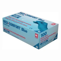 AMPri 100x Einweghandschuhe Med Comfort Blue Gr. M blau - 01192-M