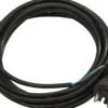 Anschlussleitung H07RN-F 2x1,0mm² 3m Konturenstecker schwarz WEINGÄRTNER