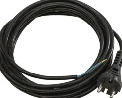 Anschlussleitung H07RN-F 2x1,0mm² 3m Konturenstecker schwarz WEINGÄRTNER