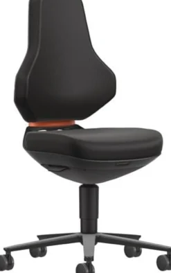 Arbeitsdrehstuhl Alu.anth.Skintec schwarz 450-620mm BIMOS