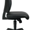 Arbeitsdrehstuhl Lightstar 10 Rl.Kunstlederbezug schwarz 410-530mm