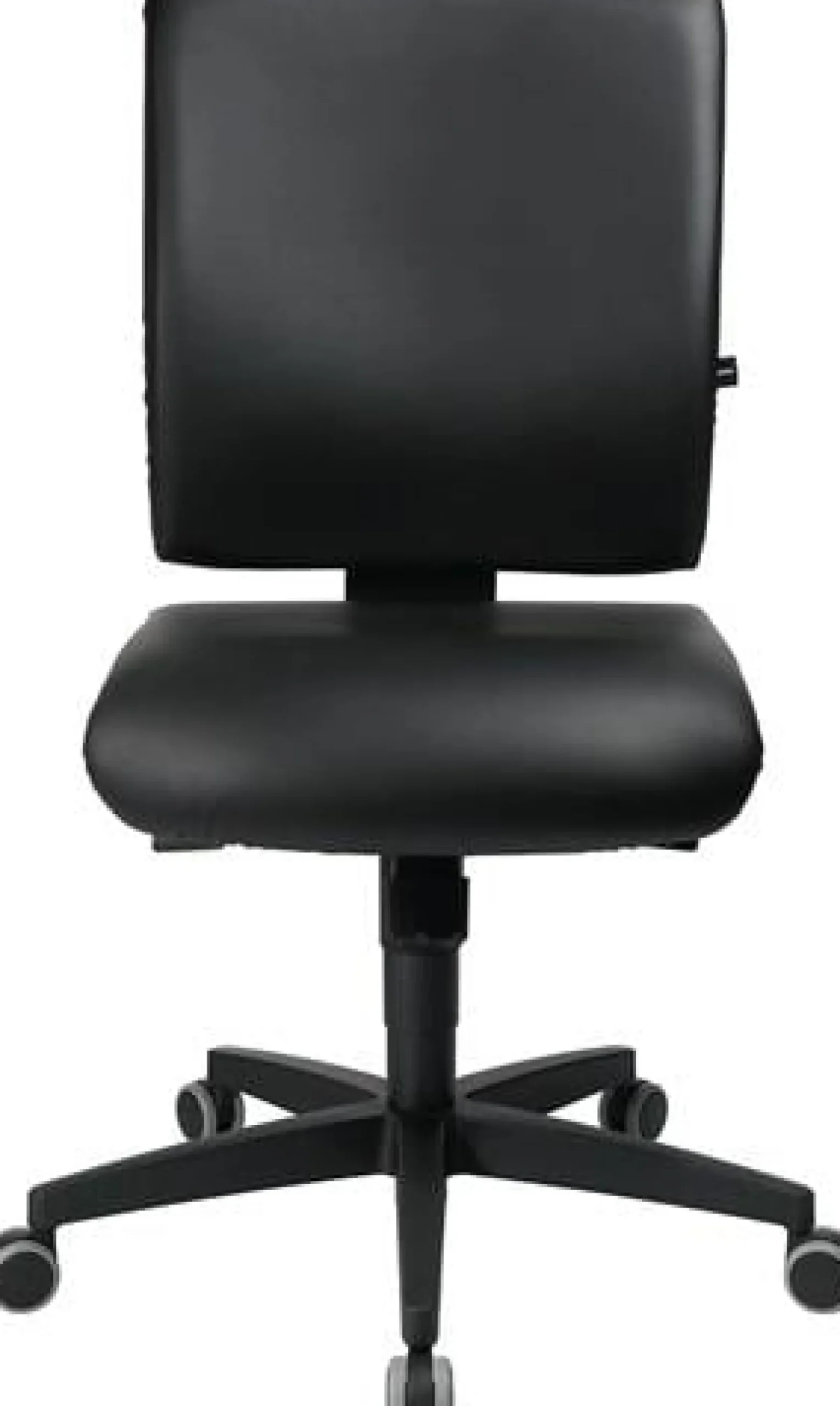 Arbeitsdrehstuhl Lightstar 10 Rl.Kunstlederbezug schwarz 410-530mm