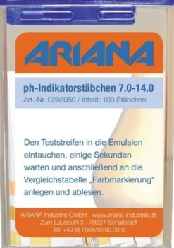 ARIANA Messstäbchen TRGS 611 ph-Wert - 292050