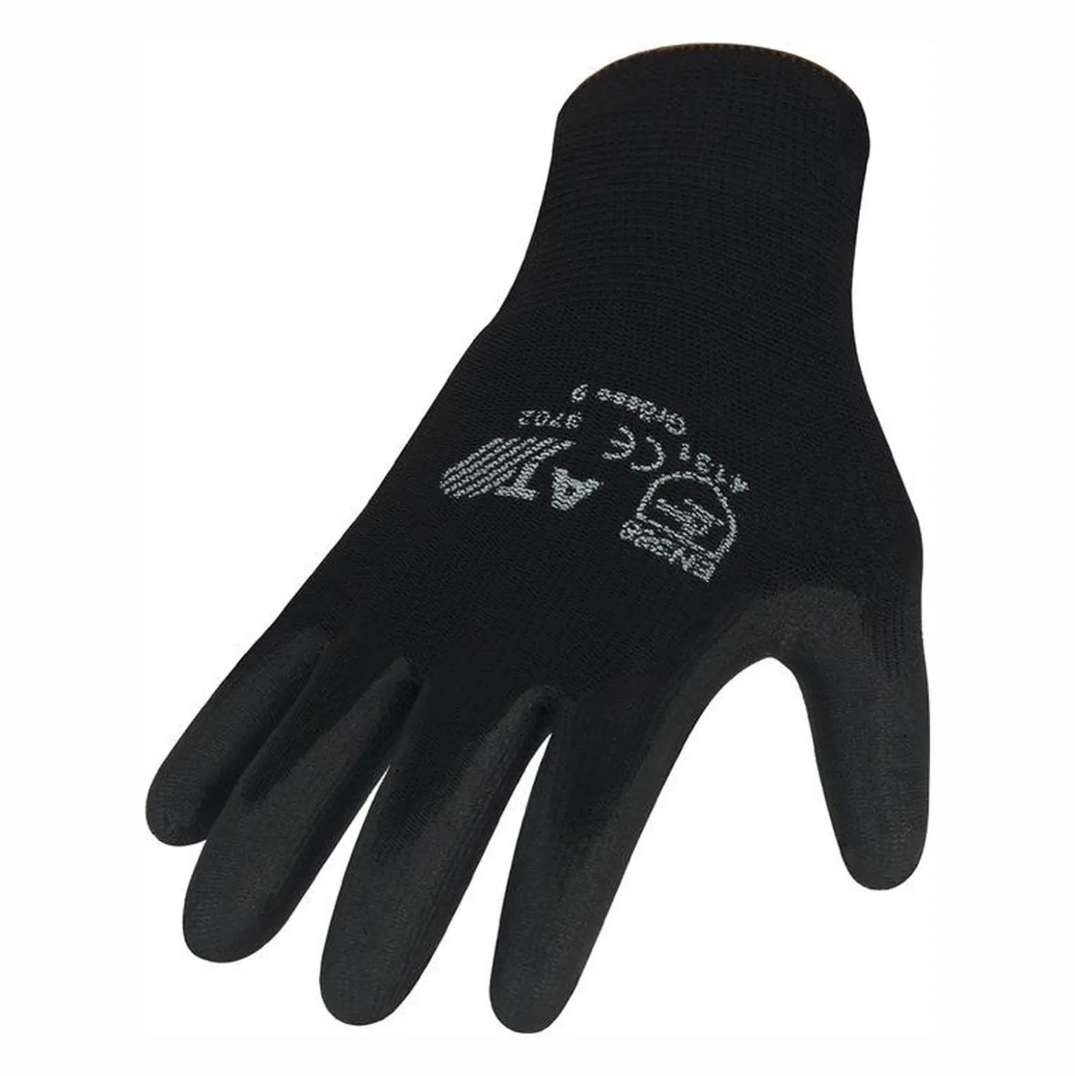 ASATEX Handschuhe schwarz Nylon Gr. 8 - 3702/8