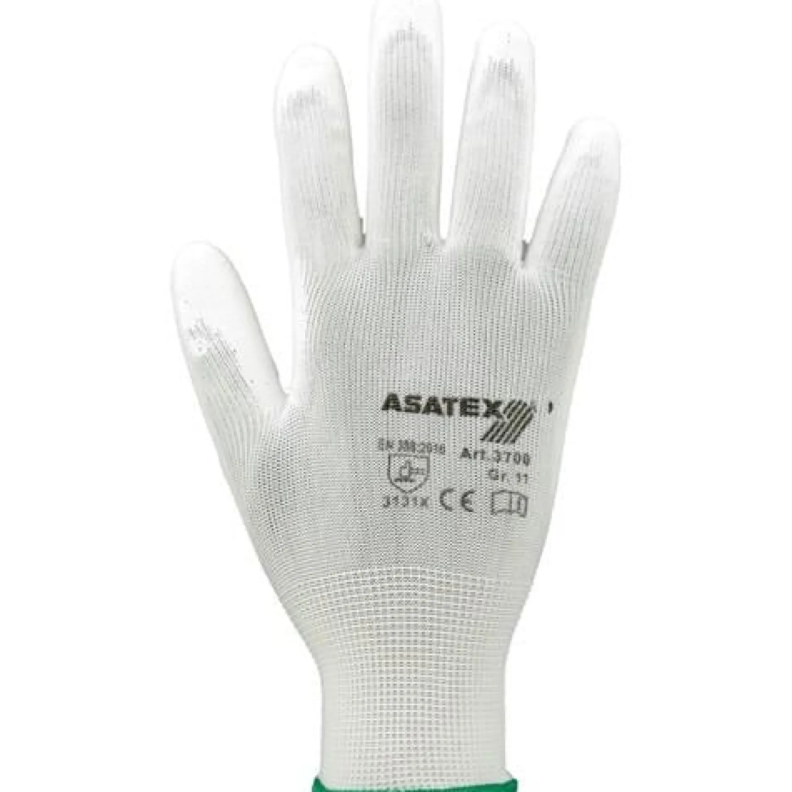 ASATEX Handschuhe weiß Gr. 10 - 3700/10/70