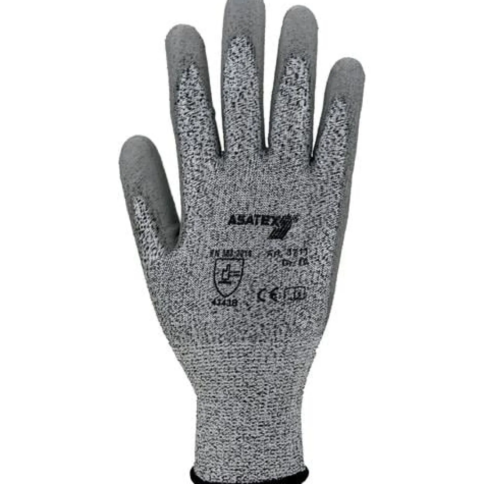 ASATEX Schnittschutzhandschuhe grau Schnittschutzlevel B Gr. 8 - 3711/8