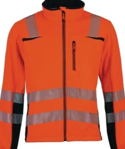ASATEX Warnschutz-Softshelljacke Prevent® Trendline orange / schwarz Größe XL - PTW-SN/XL/68