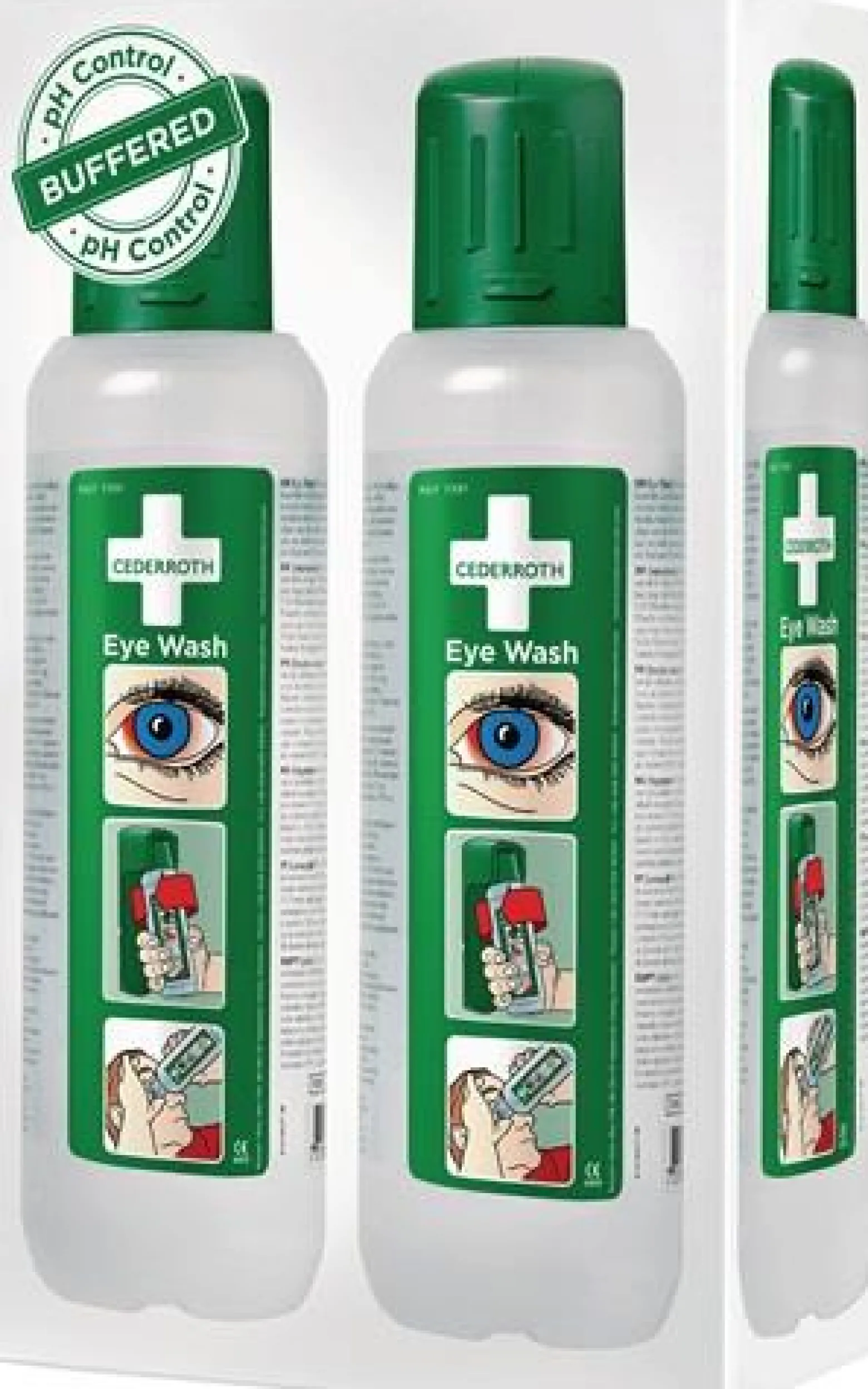 Augenspülflasche 2 x 0,5l DIN EN15154-4 CEDERROTH