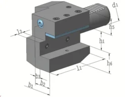 Axialwerkzeughalter C1 DIN 69880 VDI30 re.TECWERK