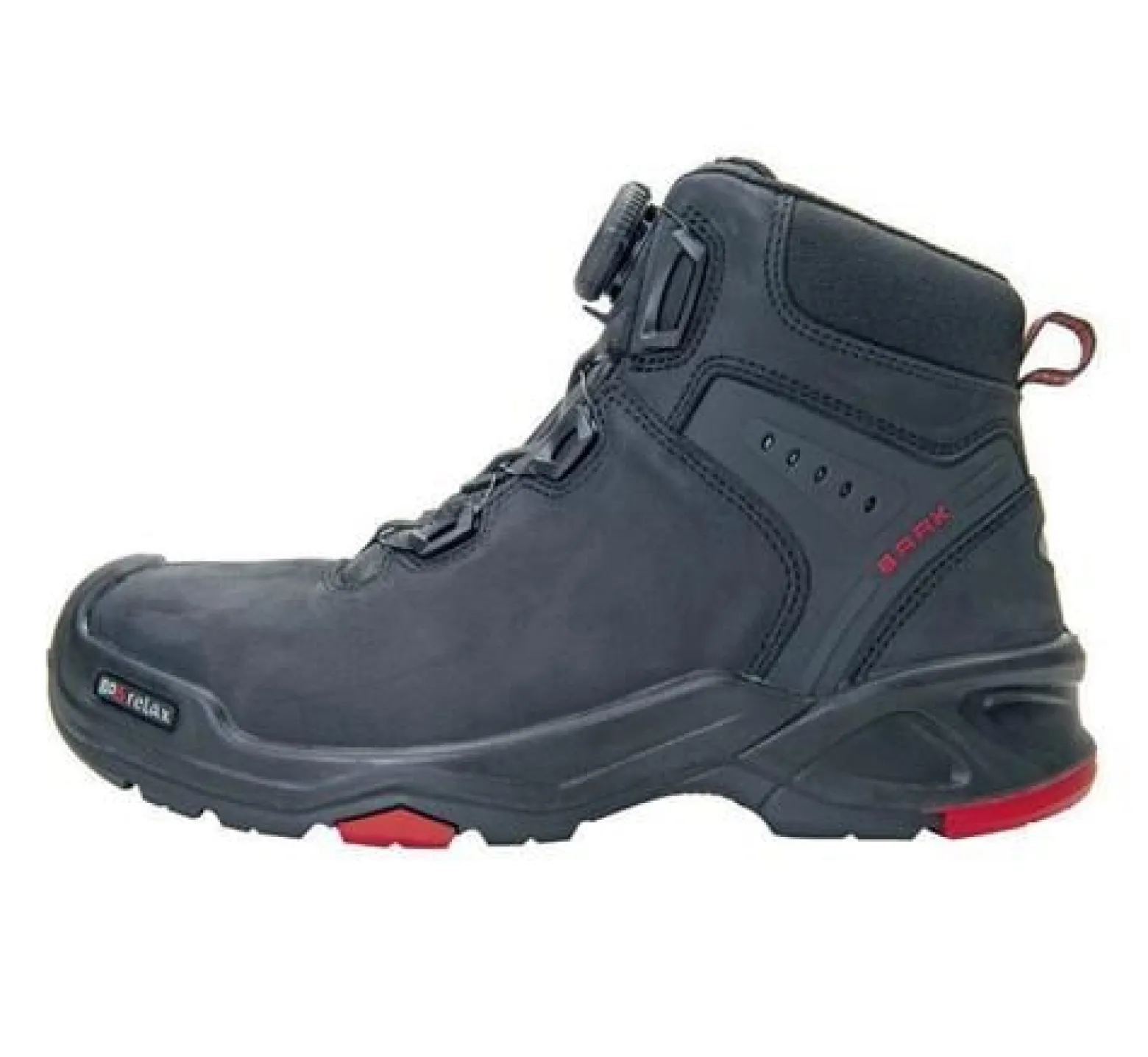 BAAK Sicherheitsstiefel Braxton Größe 46 schwarz / rot - 6642-46