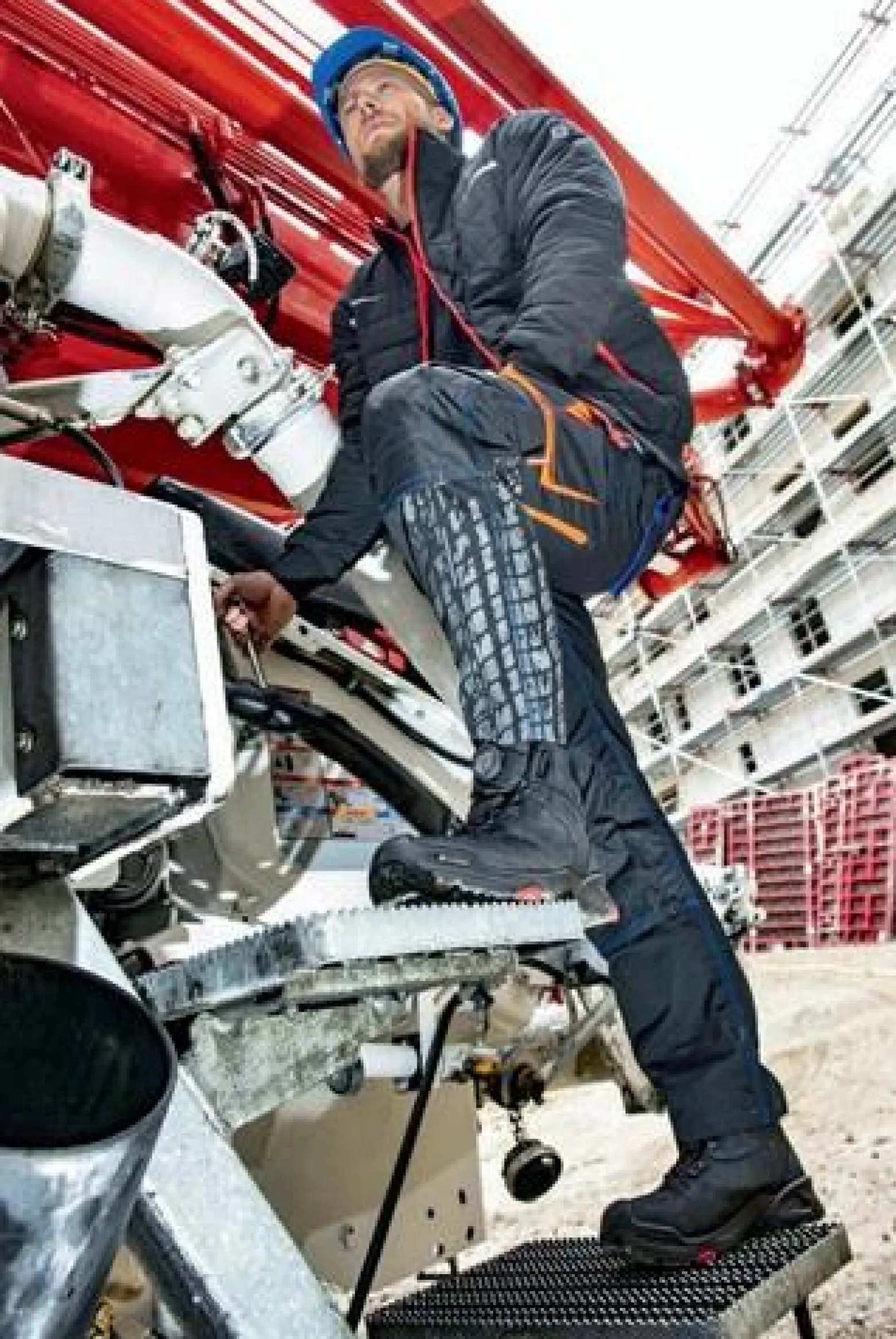BAAK Sicherheitsstiefel Braxton Größe 46 schwarz / rot - 6642-46