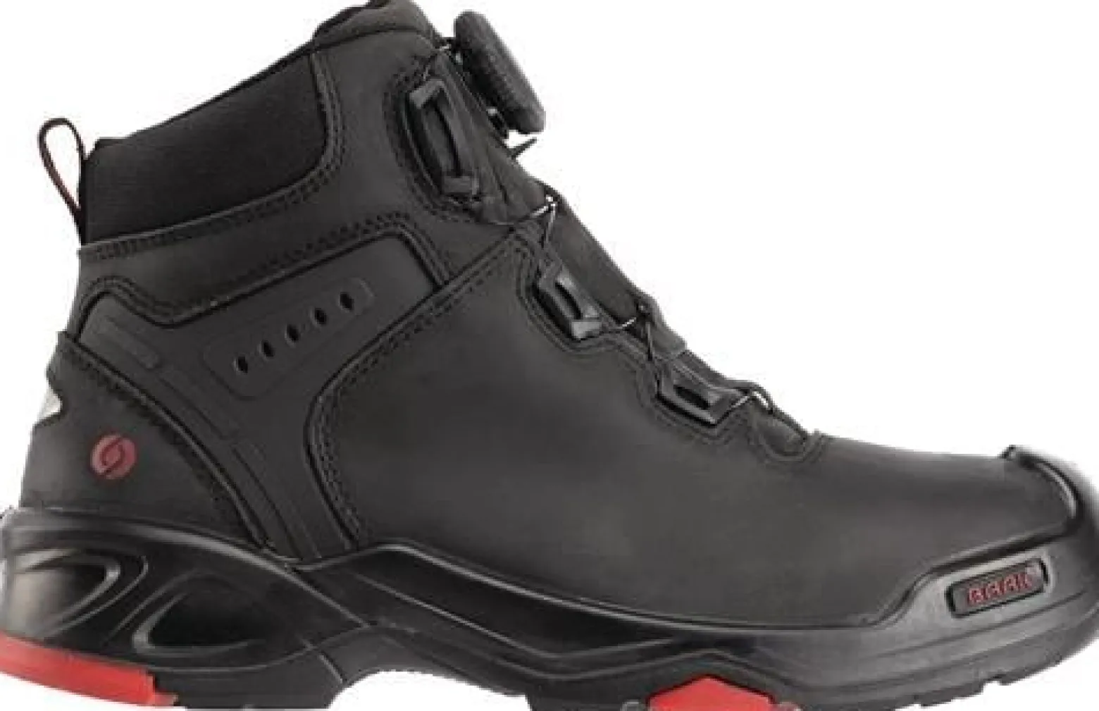BAAK Sicherheitsstiefel Braxton Größe 46 schwarz / rot - 6642-46
