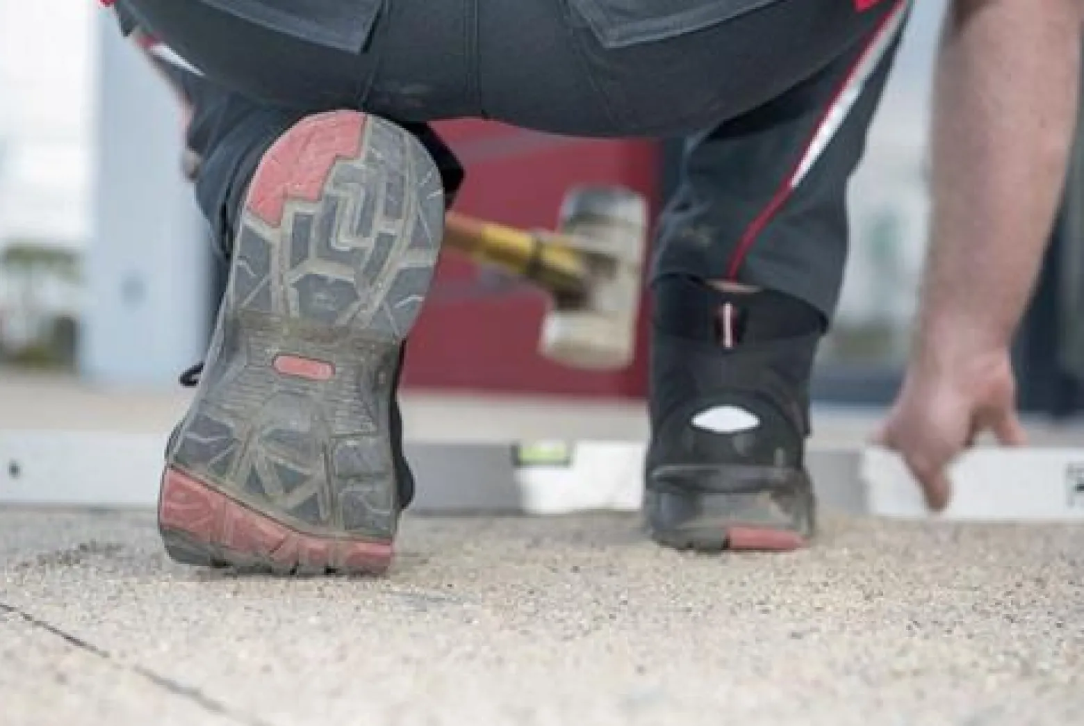 BAAK Sicherheitsstiefel Braxton Größe 46 schwarz / rot - 6642-46