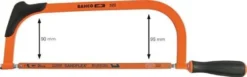 BAHCO Metallsägebogen 320 Blattlänge 300 mm 24 Zähne Komfort- und Frontgriff - 320