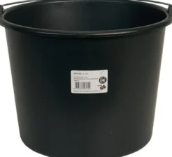 Baueimer GRIPLINE D 12l schwarz Ku.