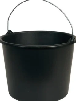 Baueimer GRIPLINE D 12l schwarz Ku.