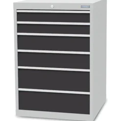 Bedrunka+Hirth Schubladenschrank Tiefe 736 mm R 24-24 6x Schublade BxTxH 705x736x 1.019 mm - 700/0222V10Z