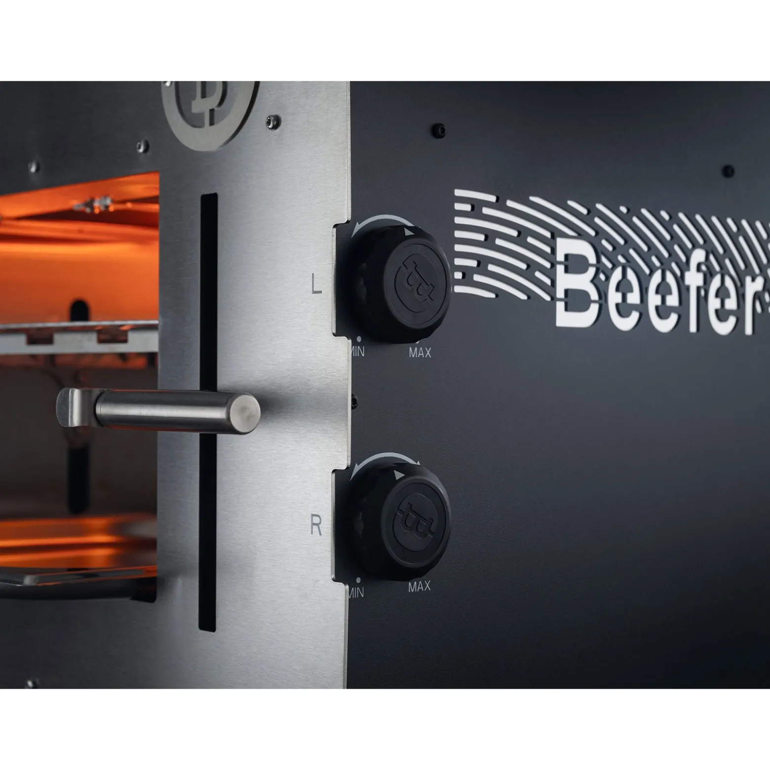 BEEFER E-BEEFER XL 800°C Oberhitzegrill mit Kochbuch "Der BEEFER 2" im Set - 1210003Set2