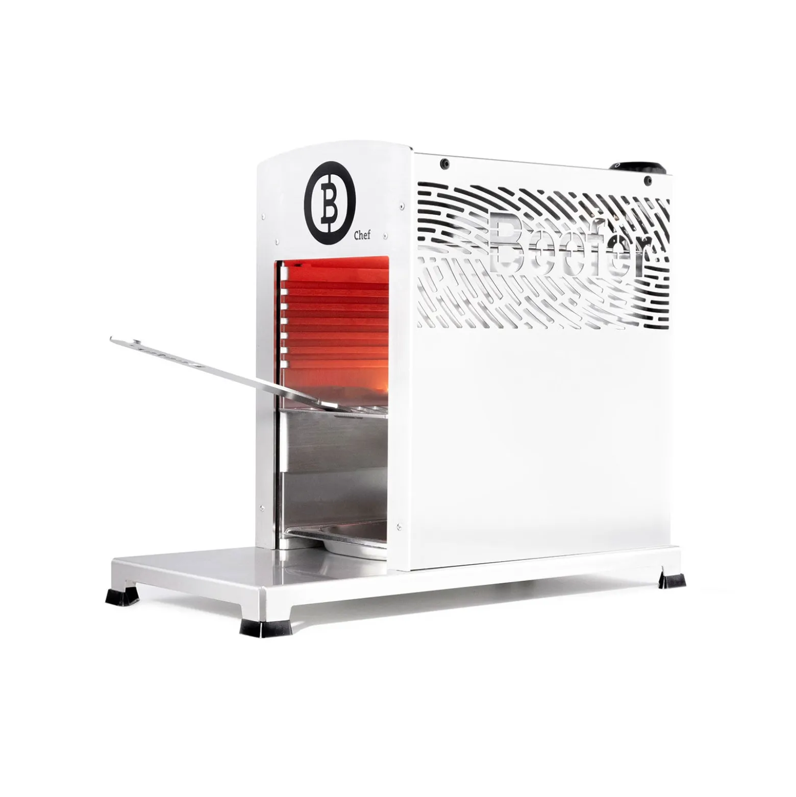 BEEFER One CHEF DE/AT 50 mbar Propan 800°C Oberhitzegrill mit Thermobecher & Thermobehälter im Set - 1110025-Set1