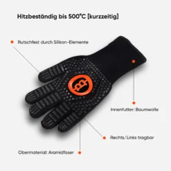 BEEFER 1 Paar Grillhandschuhe - 10100043