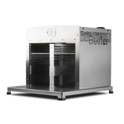 BEEFER Twin Pro DE/AT 50 mbar Propan mit Trennwand 800°C Oberhitzegrill mit Kochbuch "Der BEEFER 2" im Set - 1130011-Set2
