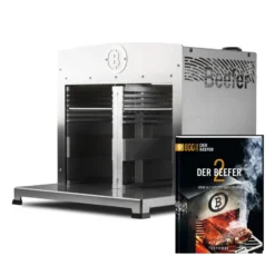 BEEFER Twin Pro DE/AT 50 mbar Propan mit Trennwand 800°C Oberhitzegrill mit Kochbuch