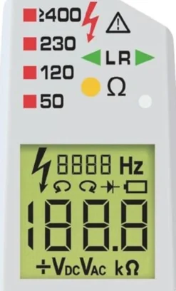 BENNING Spannungs-/Durchgangsprüfer DUSPOL® digital 1-1000 V AC/1-1200 V DC - 50263