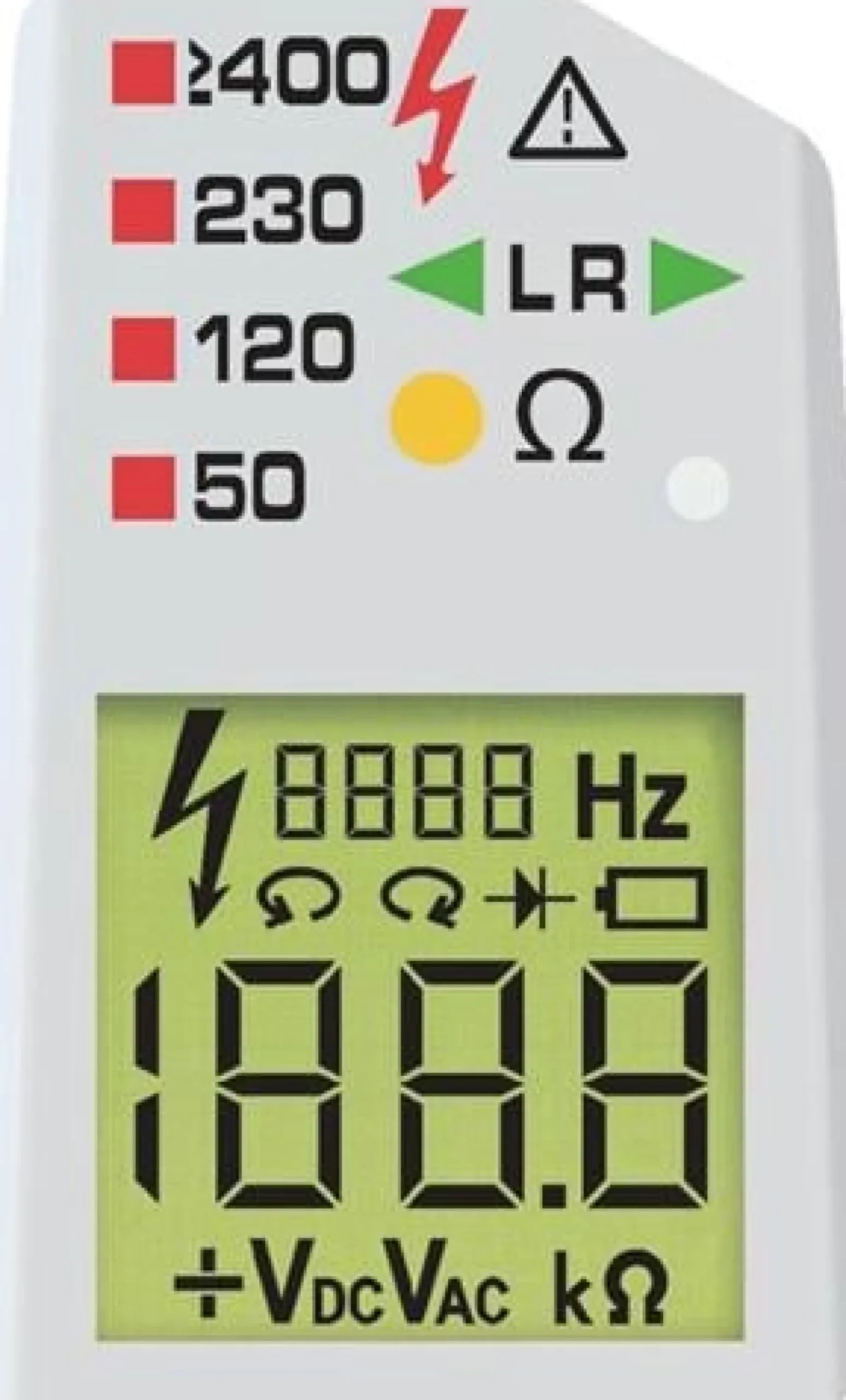 BENNING Spannungs-/Durchgangsprüfer DUSPOL® digital 1-1000 V AC/1-1200 V DC - 50263
