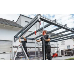 Bessey Decken- und Montagestütze mit Pumpgriff 1.400 - 2.500 mm - STE250