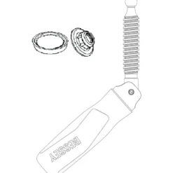 Bessey Klappgriff inkl. wechselbarer Druckplatte für Ganzstahlschraubzwinge GZ (Auslad. 120 mm) - 3101958