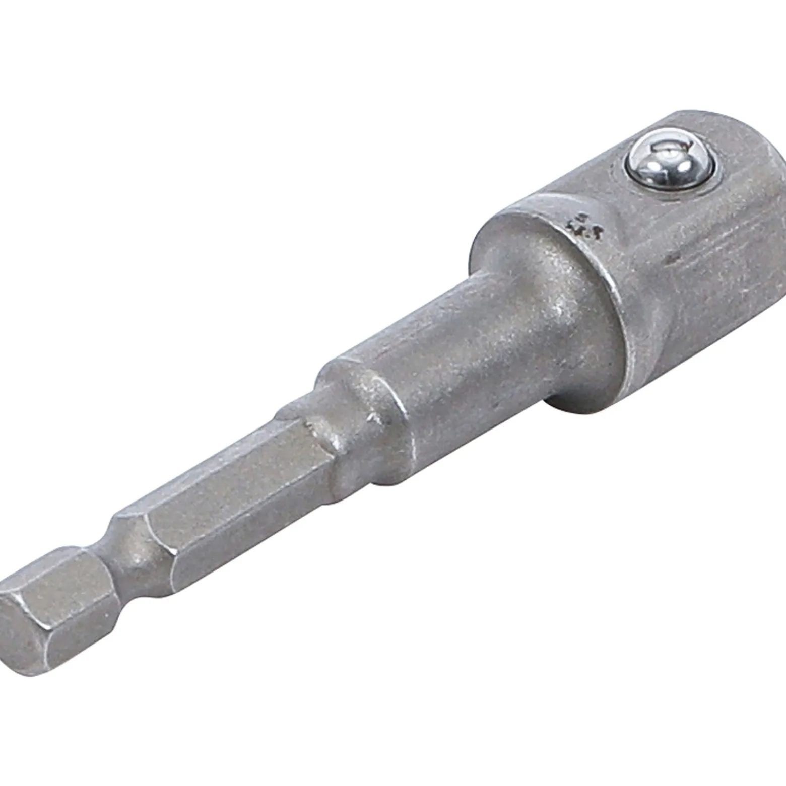 BGS Adapter für Bohrmaschinen Antrieb Außensechskant 6,3 mm (1/4") / Abtrieb Außenvierkant 12,5 mm (1/2") - 9685-3