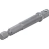 BGS Adapter für Bohrmaschinen Antrieb Außensechskant 6,3 mm (1/4") / Abtrieb Außenvierkant 6,3 mm (1/4") - 9685-1