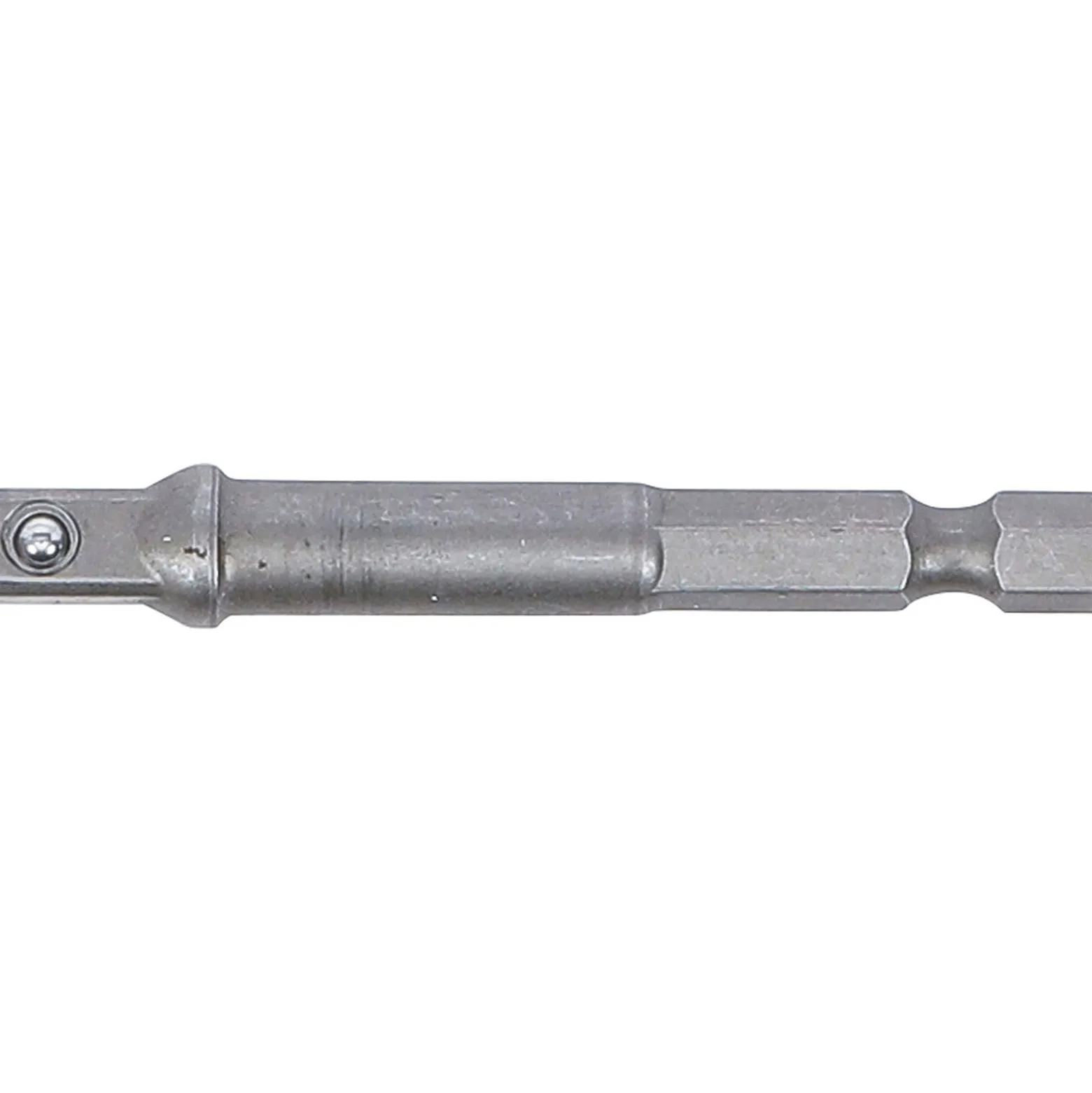 BGS Adapter für Bohrmaschinen Antrieb Außensechskant 6,3 mm (1/4") / Abtrieb Außenvierkant 6,3 mm (1/4") - 9685-1