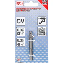 BGS Adapter für Bohrmaschinen Antrieb Außensechskant 6,3 mm (1/4