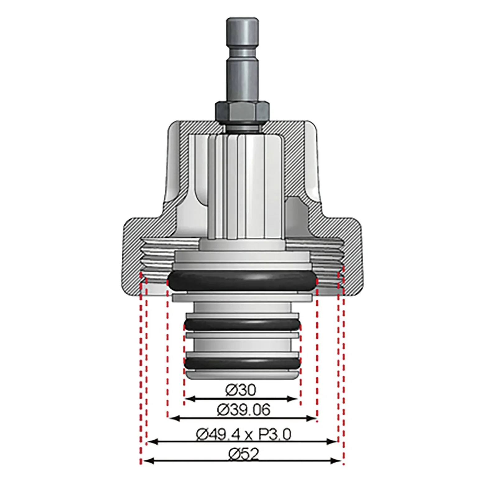 BGS Adapter Nr. 17 für Art. 8027 / 8098 für BMW - 8027-17