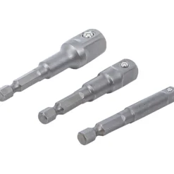 BGS Adapter-Satz für Bohrmaschinen Außensechskant Antrieb 6,3 mm (1/4") Abtrieb Außensechskant 6,3 mm (1/4") / 10 mm (3/8") / 12,5 mm (1/2") / 3tlg. - 9685