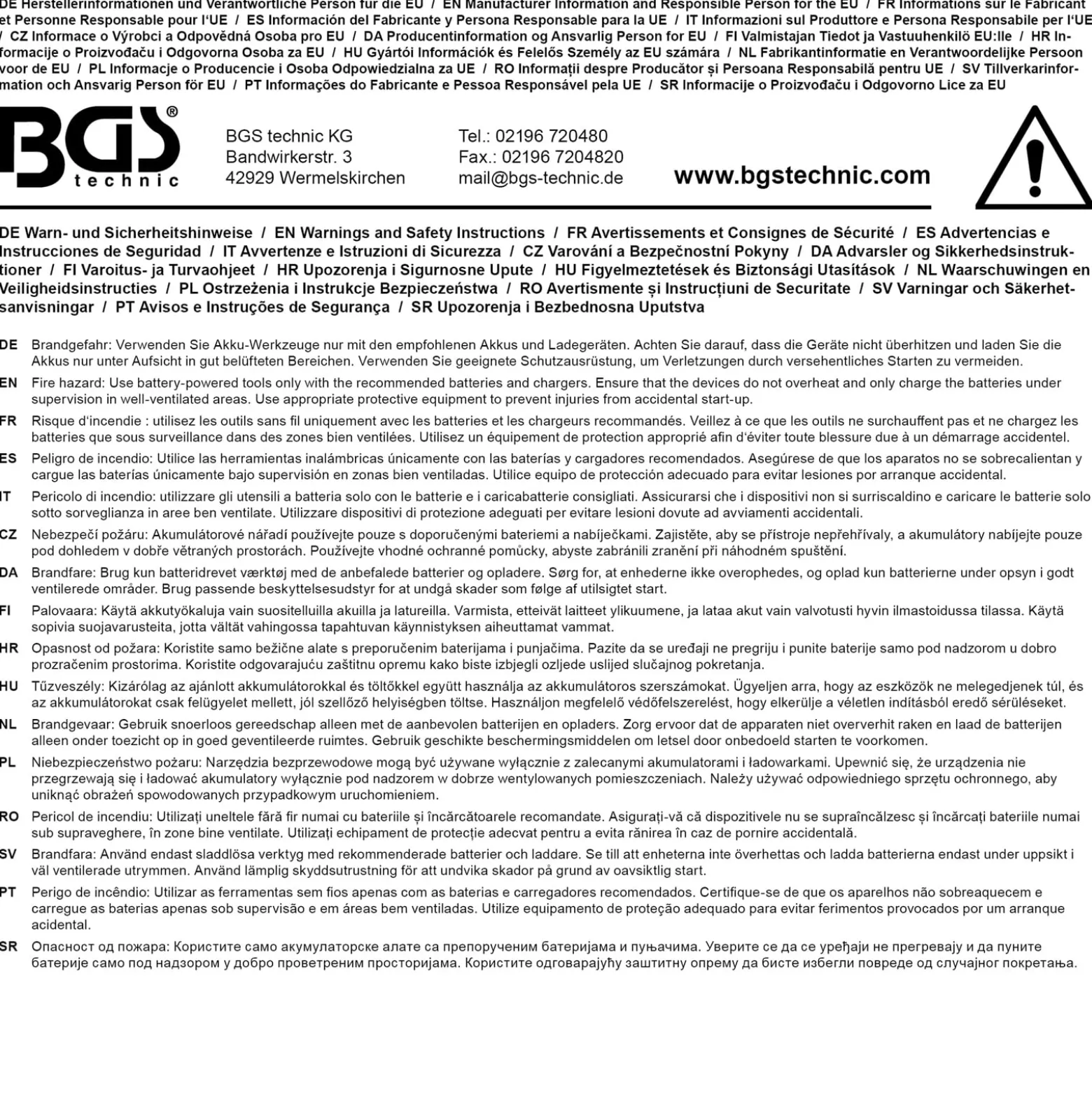 BGS Akku-Polier- und Schleifmaschinen-Satz | bürstenlos | 18 V | mit Akku und Schnell-Ladegerät - 7395
