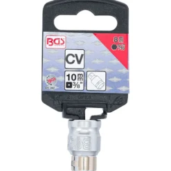 BGS Bit-Adapter mit Haltekugel Innenvierkant 10 mm (3/8") Innensechskant 8 mm (5/16") - 292