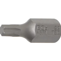 BGS Bit Antrieb Außensechskant 10 mm (3/8") T-Profil (für Torx) T30 - 4871