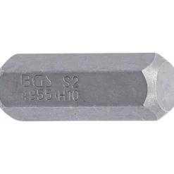 BGS Bit Antrieb Außensechskant 10 mm (3/8") Innensechskant 10 mm - 4955